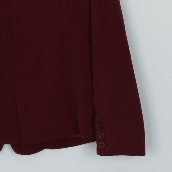 NWT Lulus Womens Suit and Score Single Breasted Blazer Size M Red Preppy Career - Picture 9 of 9